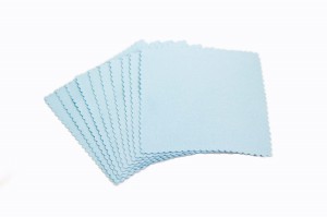Mikrofibra Suede Small Blue Dove 10x10cm 